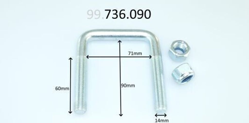 CS Germany Federbride 99.736.090 für FIAT Ducato Kastenwagen (250, 290) 90mm