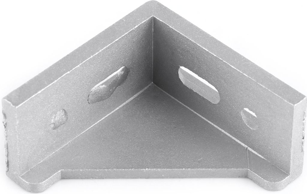 5 Stück Aluminiumlegierung L-förmige Eckhalterung rechtwinklige Klammerbefestigung 58 x 58 mm