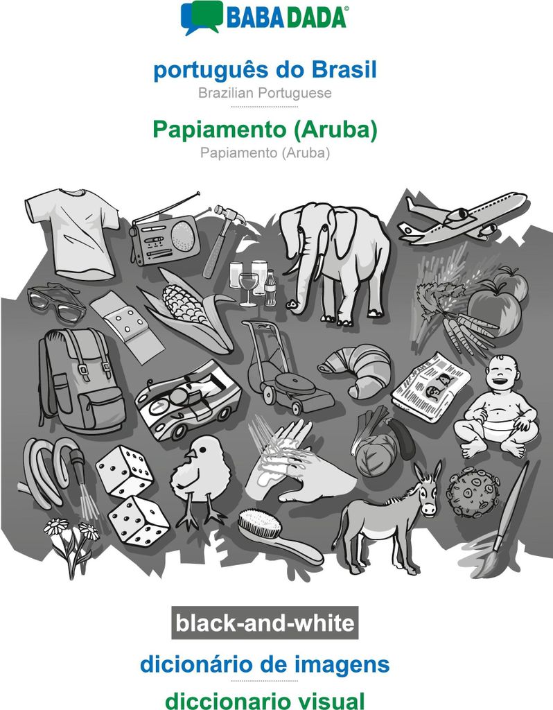 português do Brasil - Papiamento (Aruba), dicionário de imagens, BW