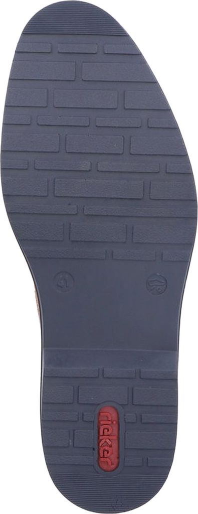 Rieker Herren Schnürschuh elegant Halbschuh extra weit Stretch 16505, Größe:43 EU, Farbe:Braun
