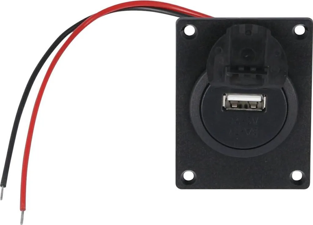 Chargeur USB Encastrable pour Caravane et Camping-Car - Prise Herth+Buss