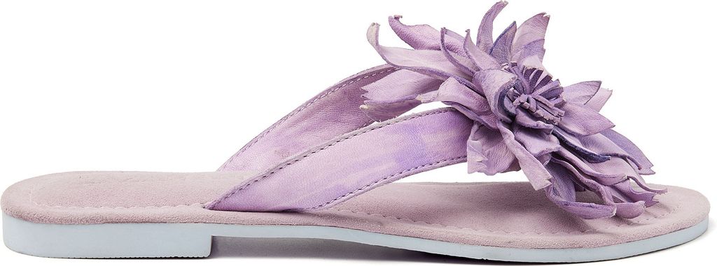 Lazamani Daisy Damen Leder-Zehentrenner Lilac Größe 39 Produktbild 