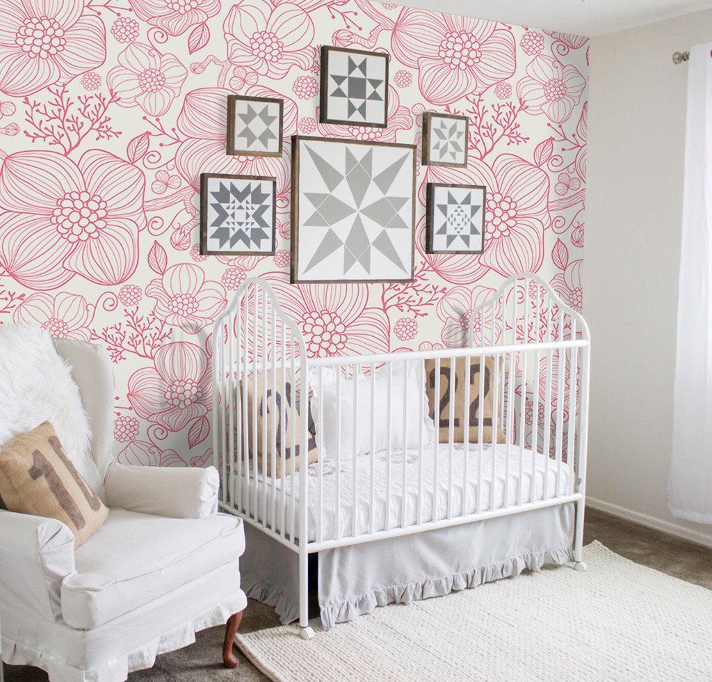 Coloray Fototapete 312x219 cm Latextapete Magicstick - Linie FlowersDesign.