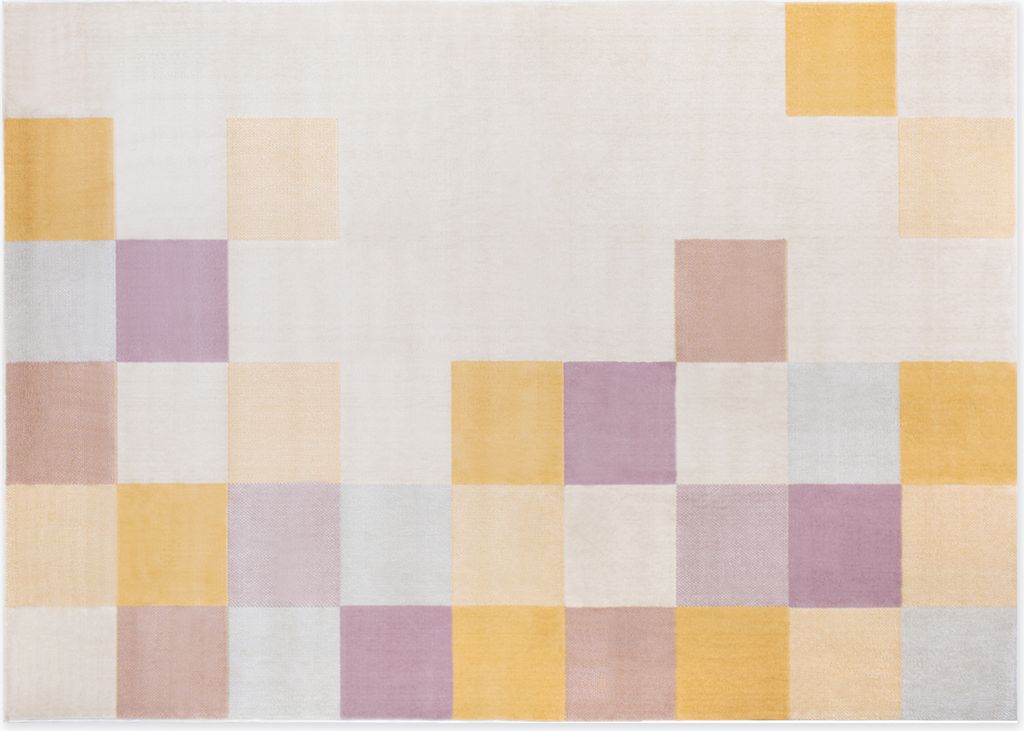 Kurzflorteppich YLVIE Beige-Braun, 160 x 230 cm