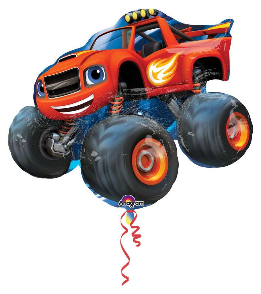 Folienballon Monster-Truck Blaze Figur