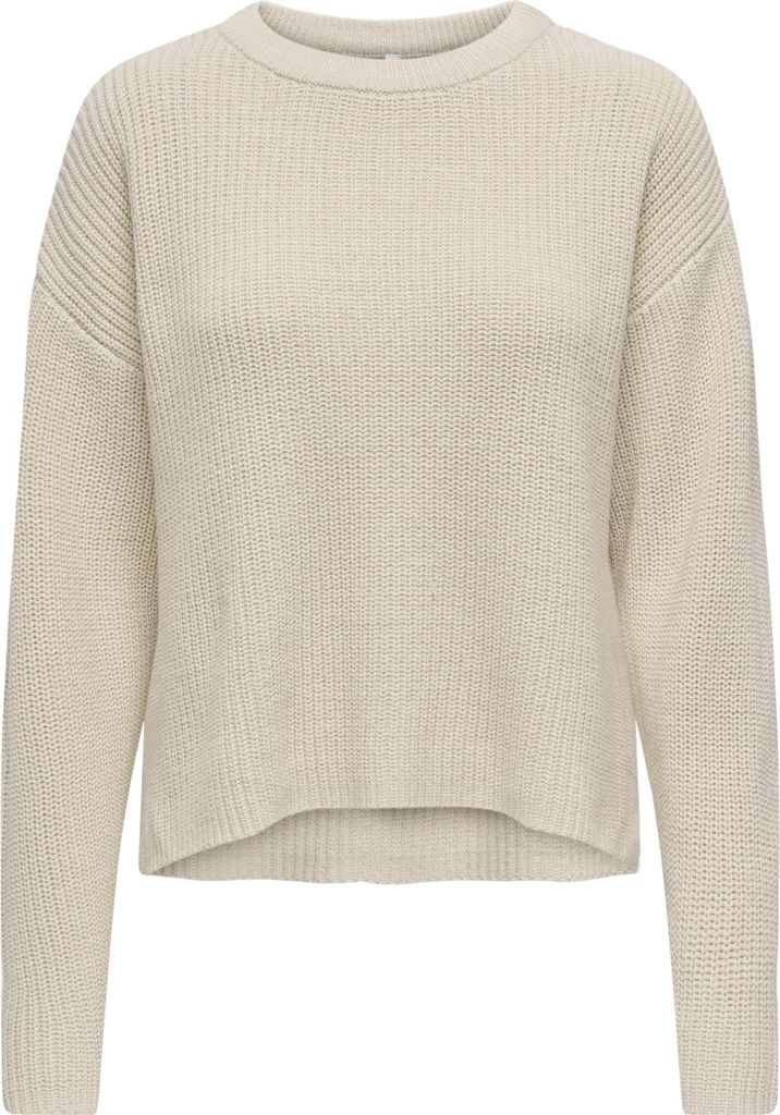 ONLY Feiner Strickpullover Dropped Shoulder Bequem Weiche Größe: L