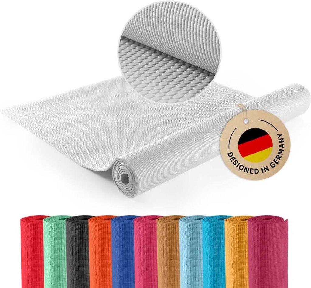 DoYourYoga Yogamatte Kirana - 183 x 61 x 0,4 cm - Weiß Produktbild 
