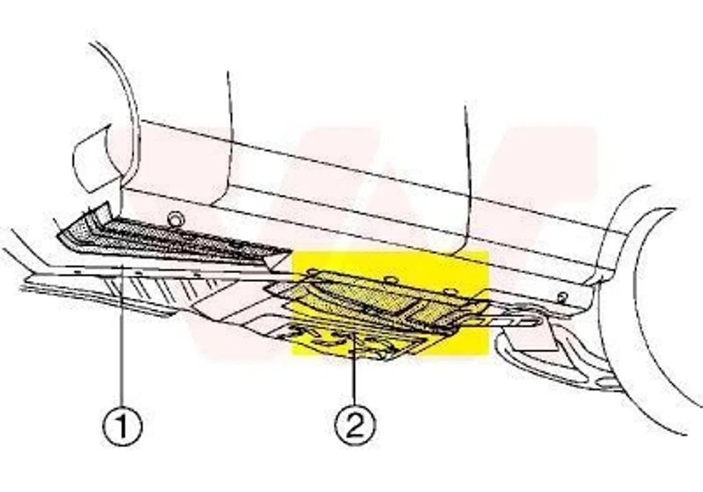 Plancher de carrosserie robuste 3010388 VAN Wezel pour Mercedes-Benz