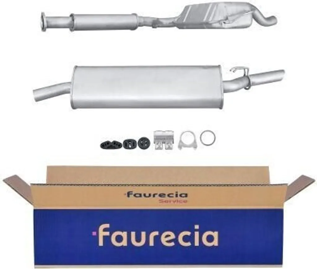 Silencieux arrière HELLA pour 155 (167) OE 60566914 en acier durable