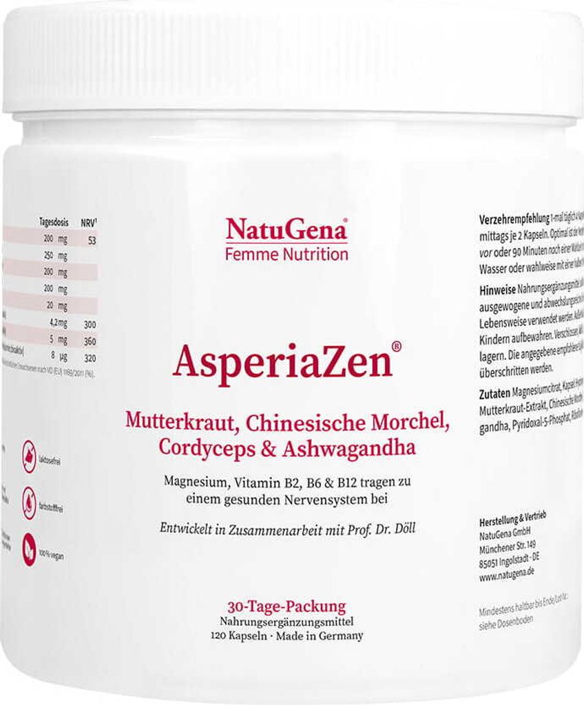 Asperiazen Magnesium+vitamin B2+b6+b12 Kapseln 120 St