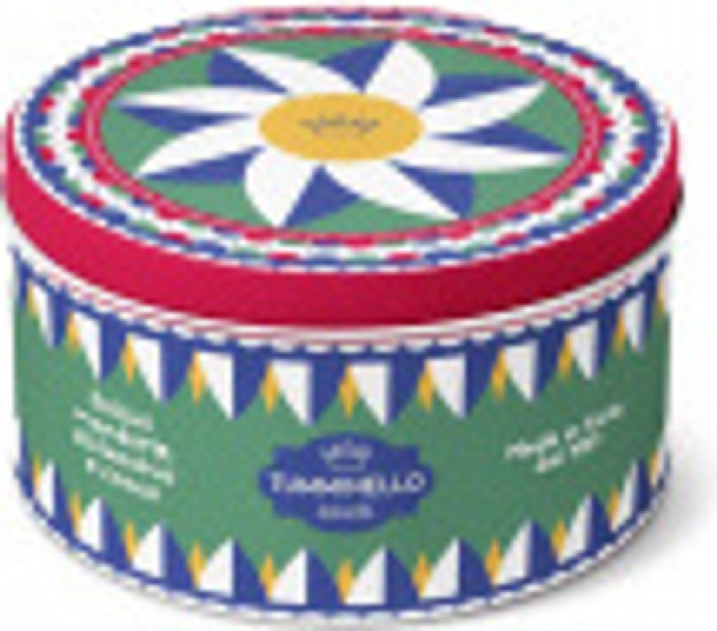 Scilla-Dose mit Mandel-, Pistazien- und Kokosnuss-Pralinen 120 gr Biscotti Tumminello