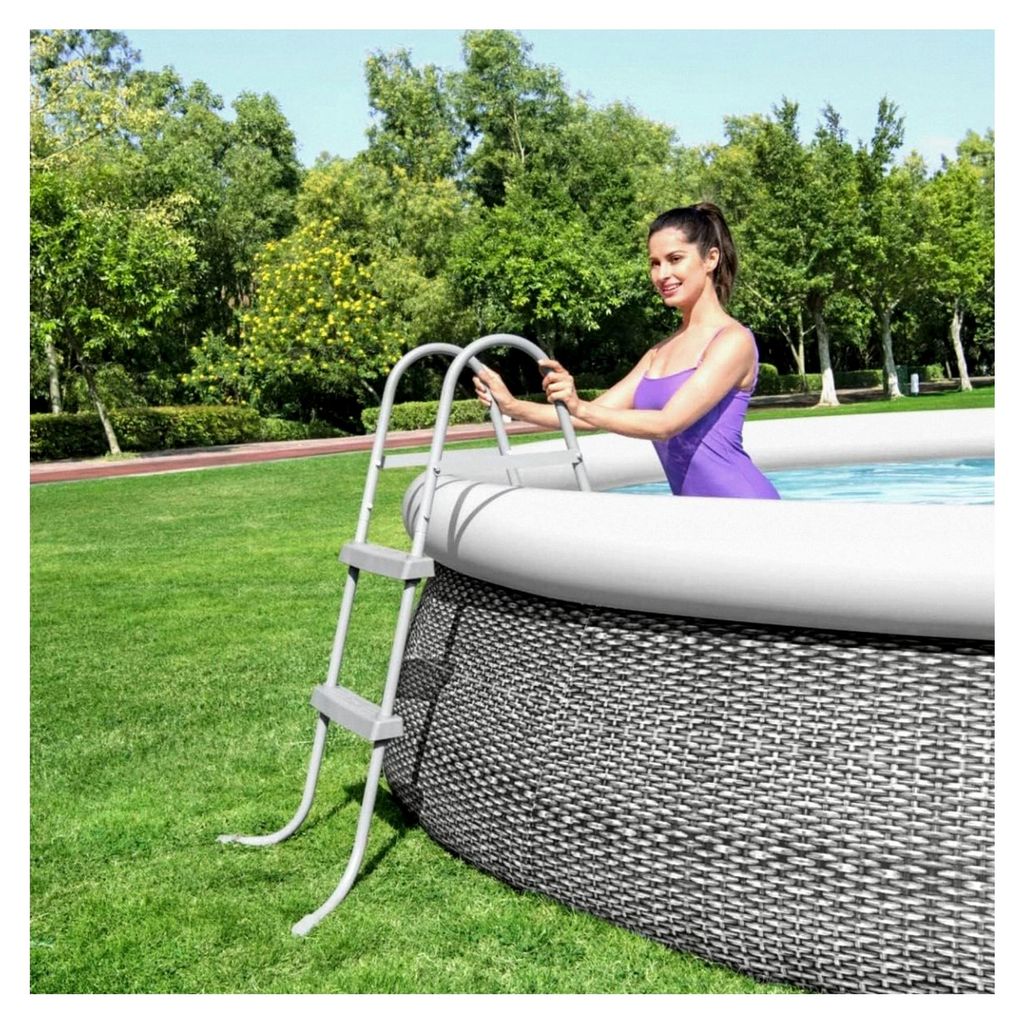 Poolleiter Flowclear 84 cm, Grau