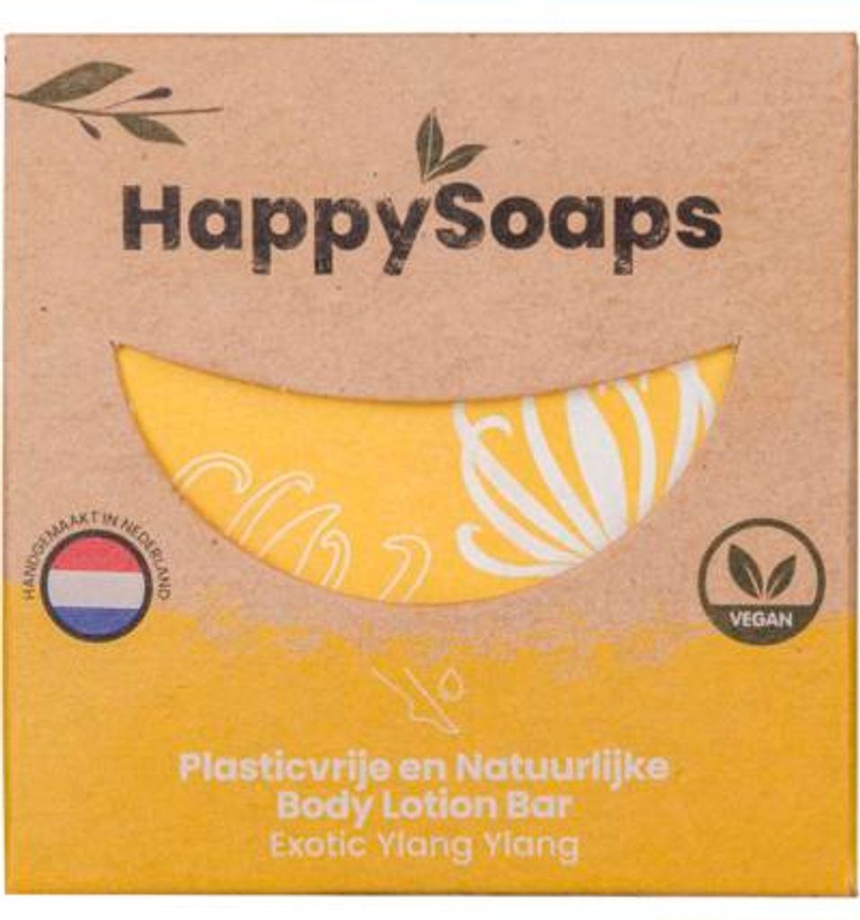 Happysoaps Körperlotion-Riegel Exotic Ylang Ylang (70 g)