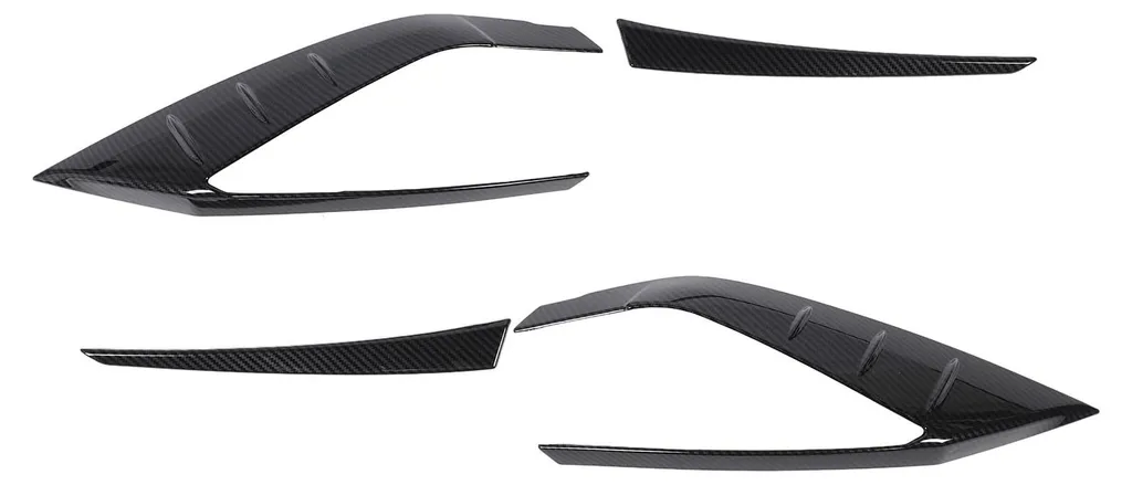 Protection de feux arrière carbone pour Cross XP210, design sport 4pcs