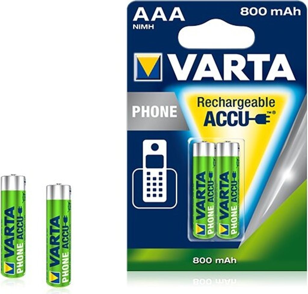 Varta RECHARGE telefónna batéria AAA HR03 800mAh 2ks. Obrázok produktu 36