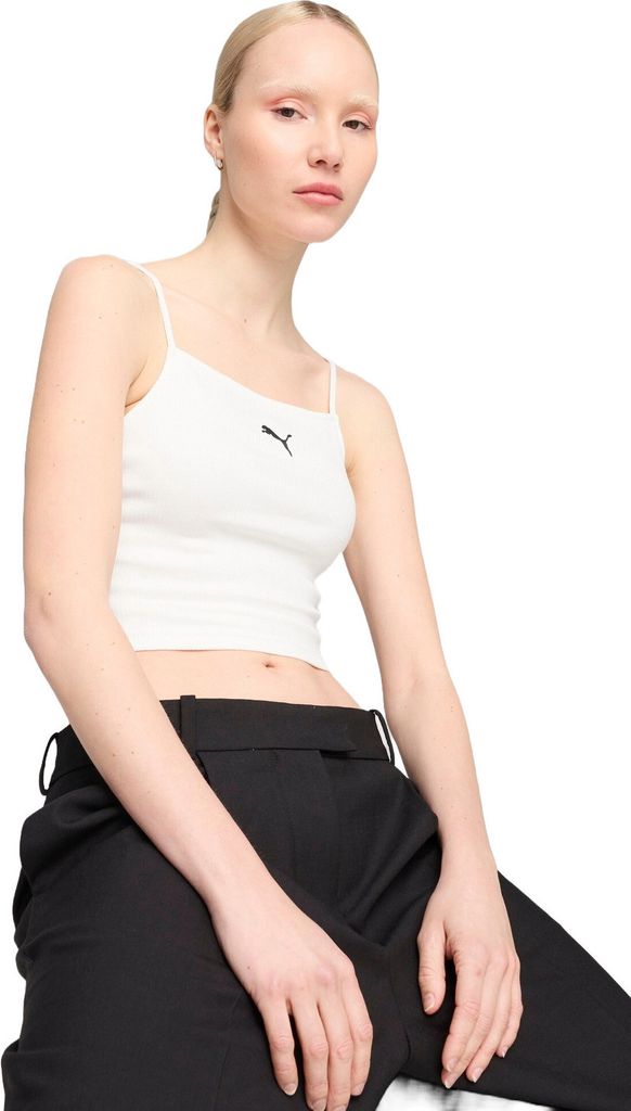 Puma Wardrobe Ess Ribbed Tank Top 62977102 Damen