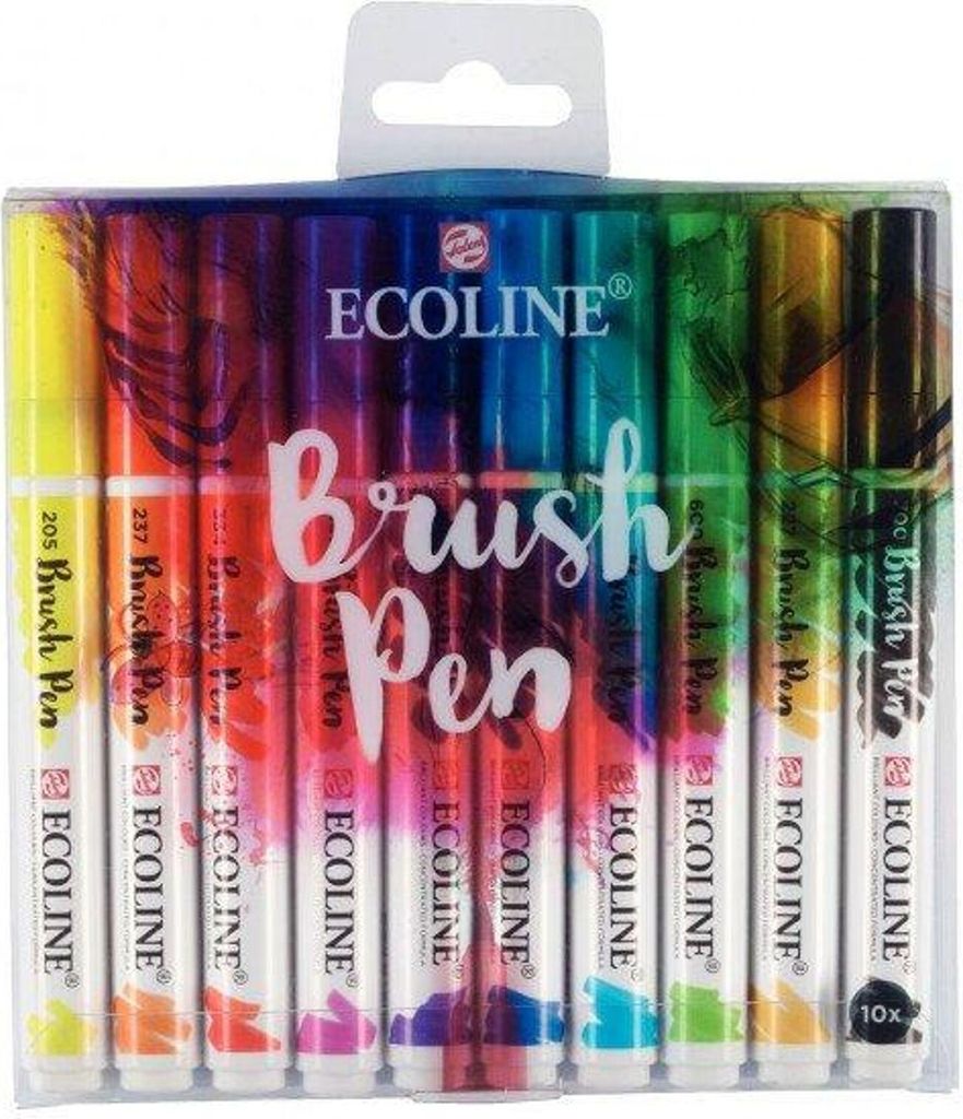 Talens Ecoline Pinselstift, 10 Stück.