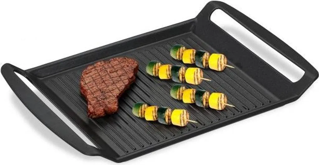 Bistecchiera a Gas per la Famiglia | Fornello Grill Antiaderente Casa