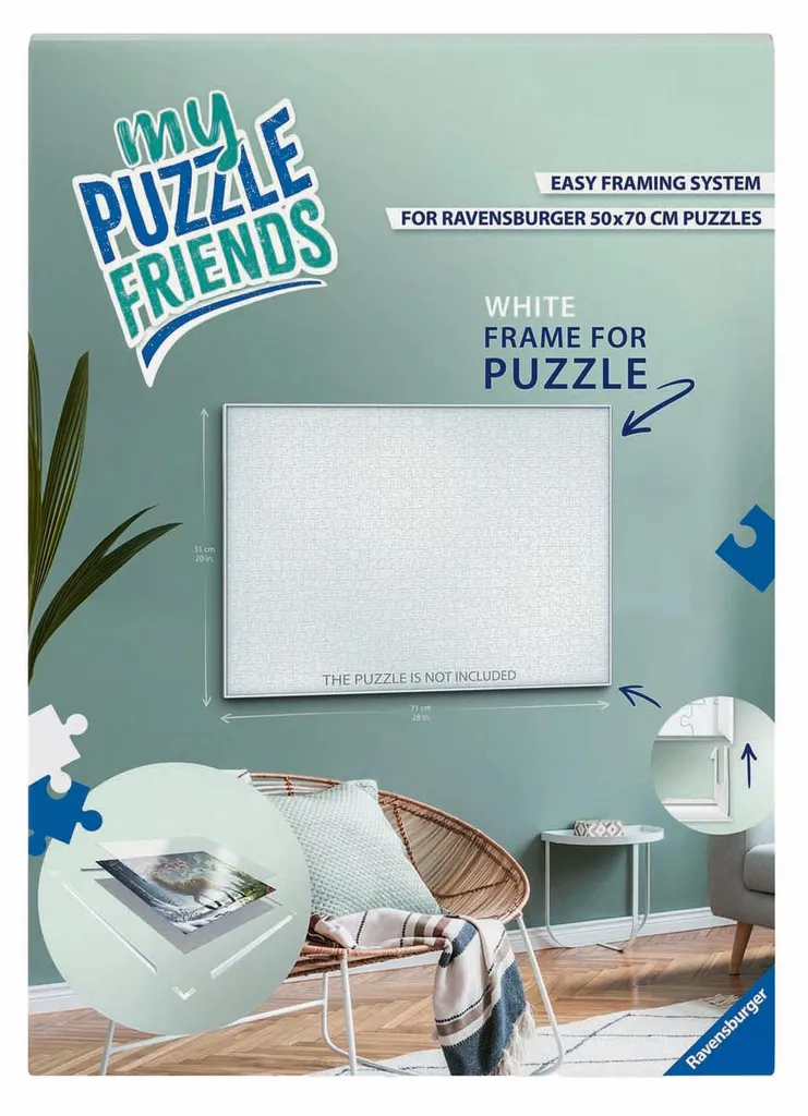 Encadrez votre Puzzle 1000 Pièces avec ce Cadre Blanc Design Original