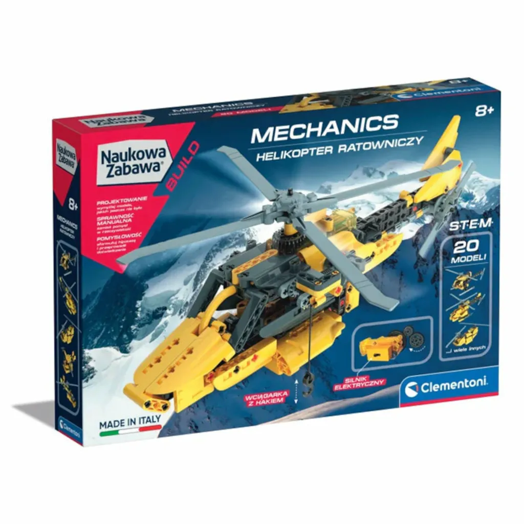 Construire un hélicoptère de sauvetage - Jeu éducatif STEM pour enfants