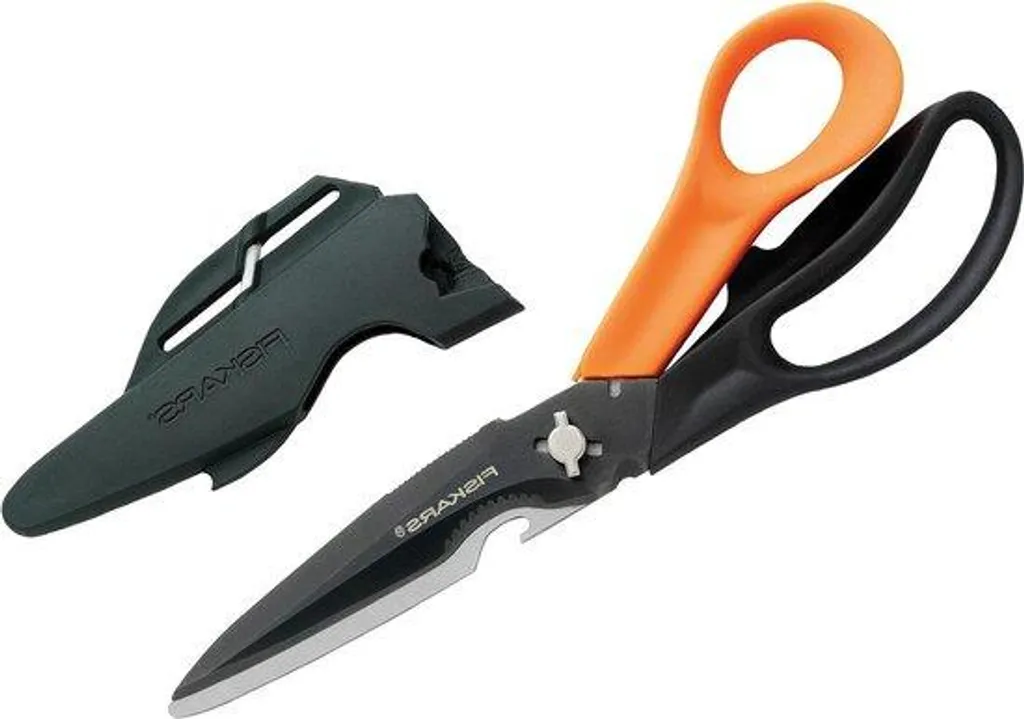 Cisaille à tubes 23 cm en titane et acier inoxydable noir et orange