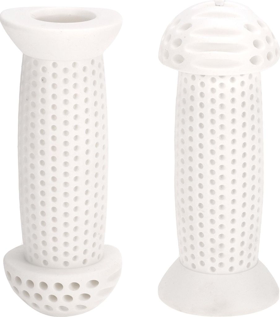 Kinderfahrrad Lenkergriffe Abdeckungen 100mm Lang Weich | Kinderfahrrad Lenkergriffe Schutz Weiß 1 Paar