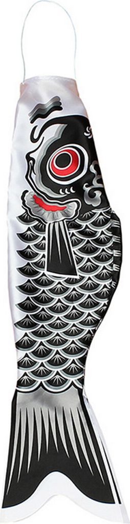 Japanische Karpfen-Windsack-Flagge, Fisch-Windsack-Streamer, exquisites Muster, lebendige Farbe, lang genug, Streamer, Fisch-Flagge, Drachen, Häng...