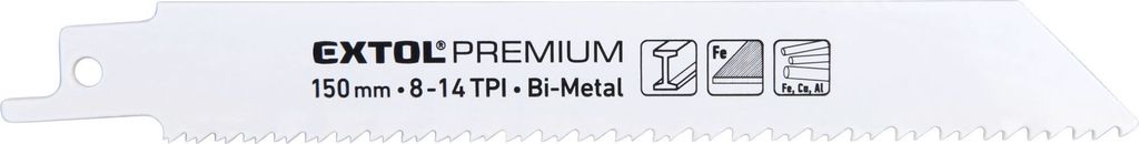 Plátky do pily ocasky 3ks, 150x19x0,9mm, Bi-metal