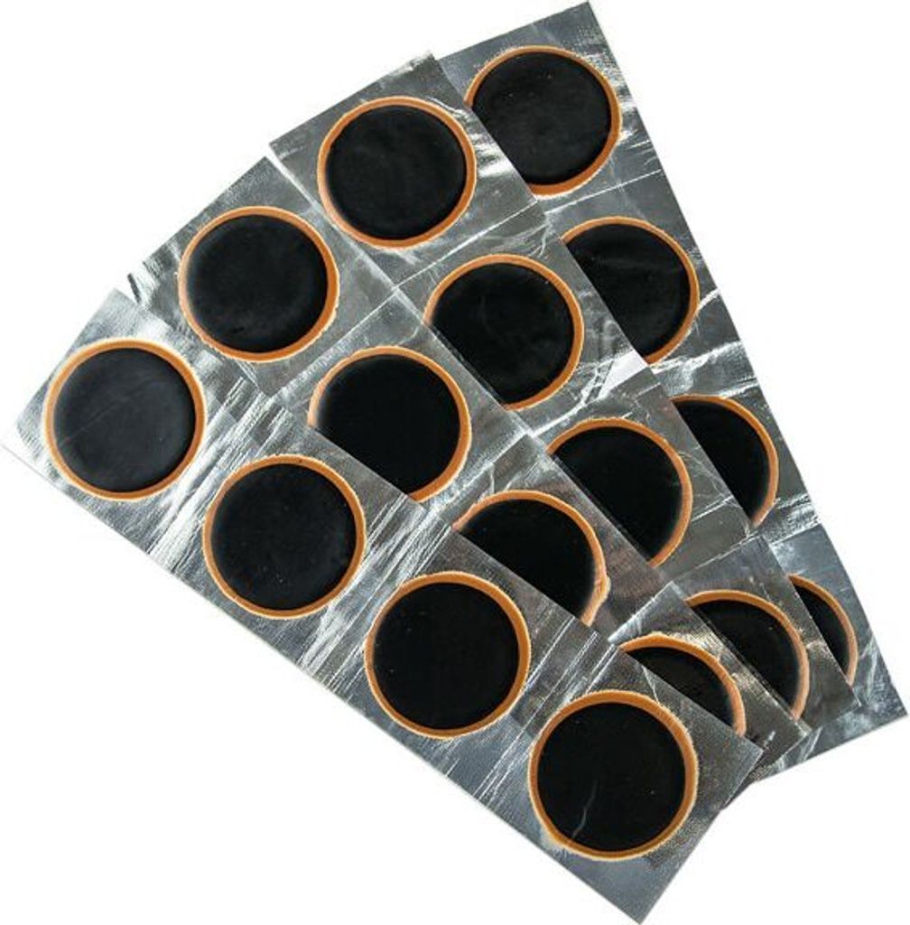 16x toppe per riparazione tubi Toppe in gomma da 52 mm Immagine del prodotto 