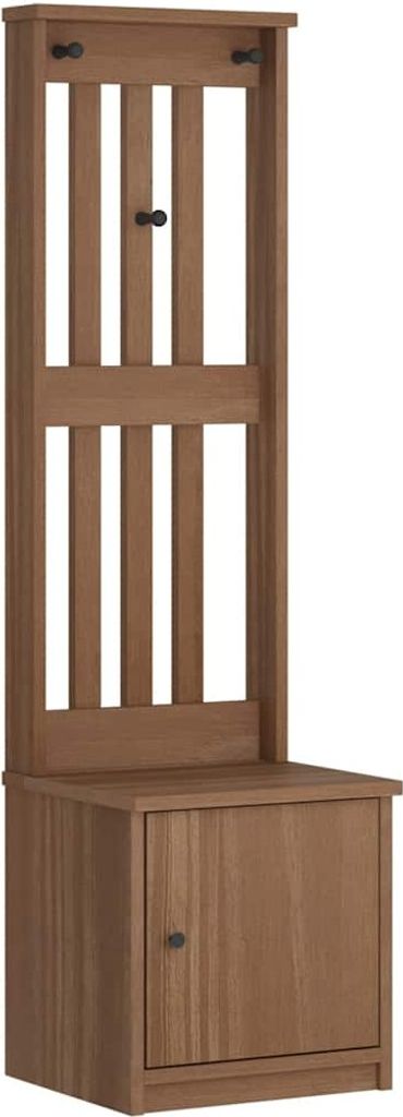 Garderobenständer SANDNES 45x40x159,5 cm Massivholz Kiefer