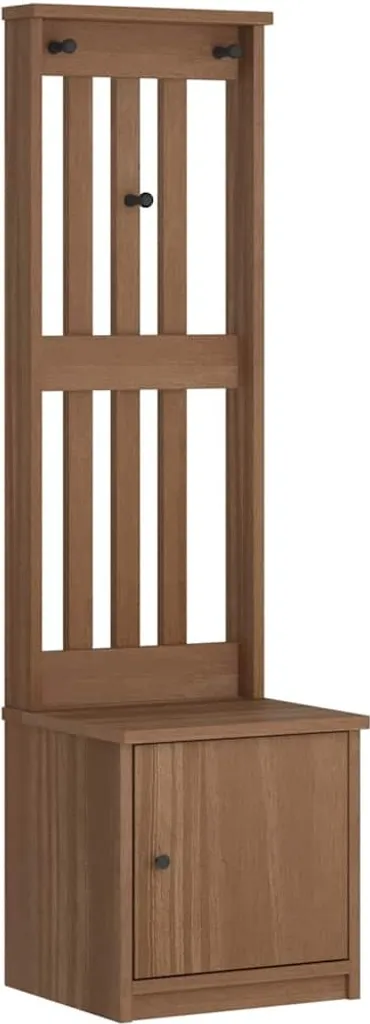 Attaccapanni SANDNES in Legno 45x40x159,5 cm - Design Scandinavo