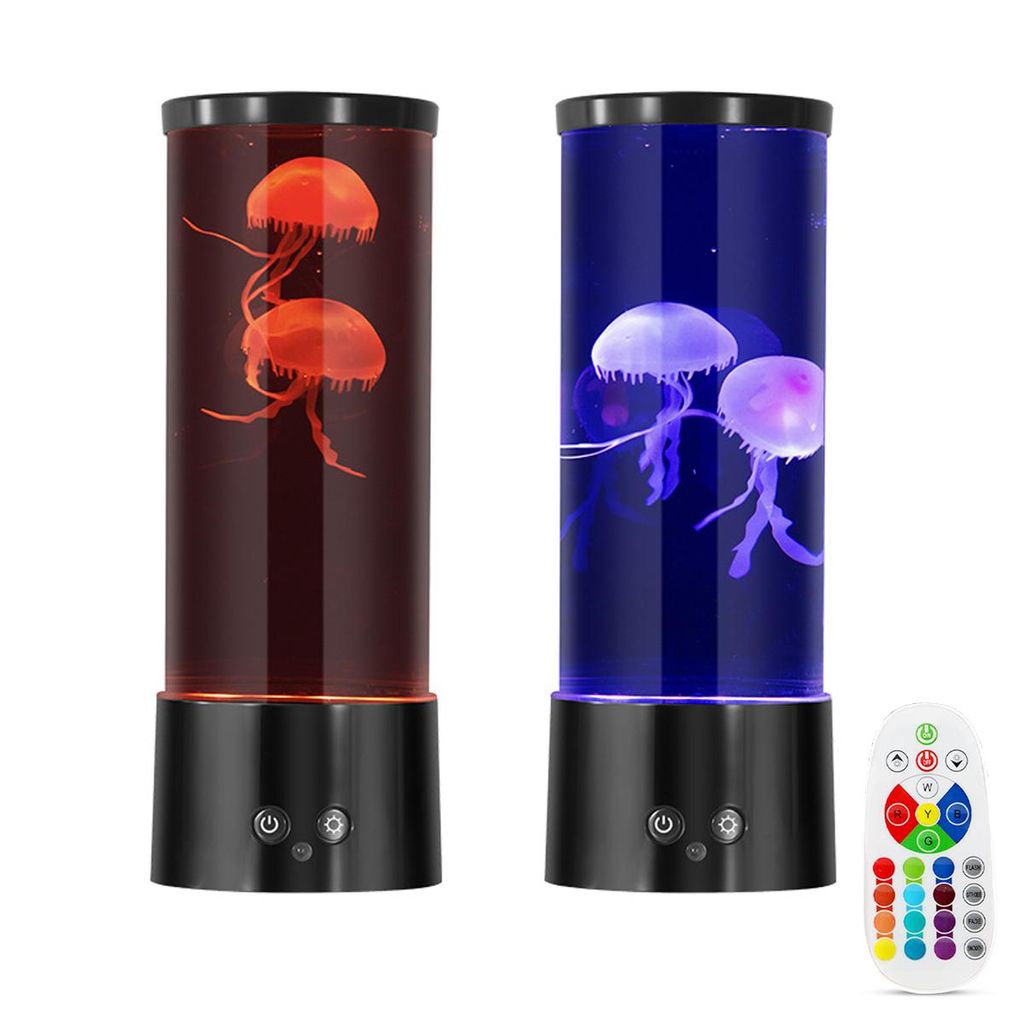 LED Quallenlampe 17 Farben, Lavalampe Aquarium Auallen Produktbild 