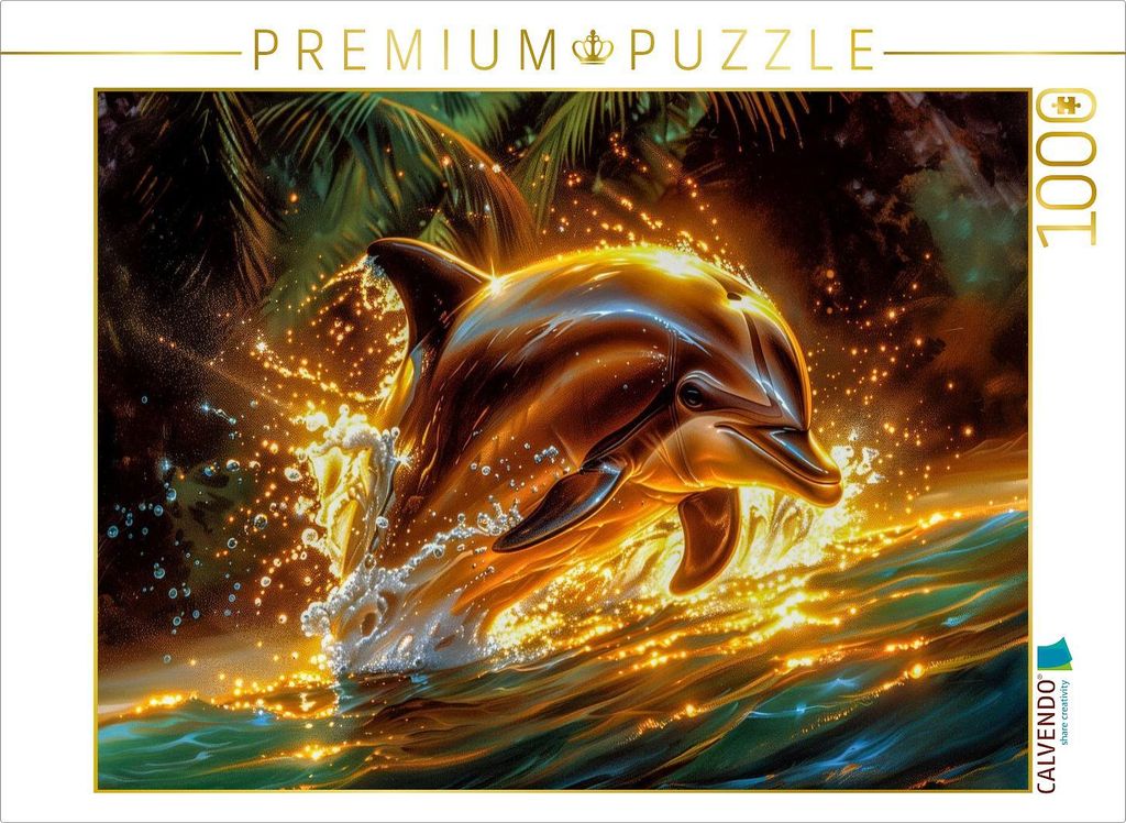 CALVENDO Puzzle Ich bin nicht lost – ich cruise nur stylisch durchs Meer | 1000 Teile Lege-Größe 64x48cm Foto-Puzzle für glückliche Stunden