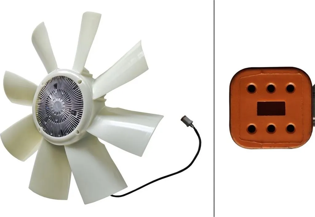 Ventilateur HELLA 24V 6 Pôles Haute Performance pour SCANIA R et I