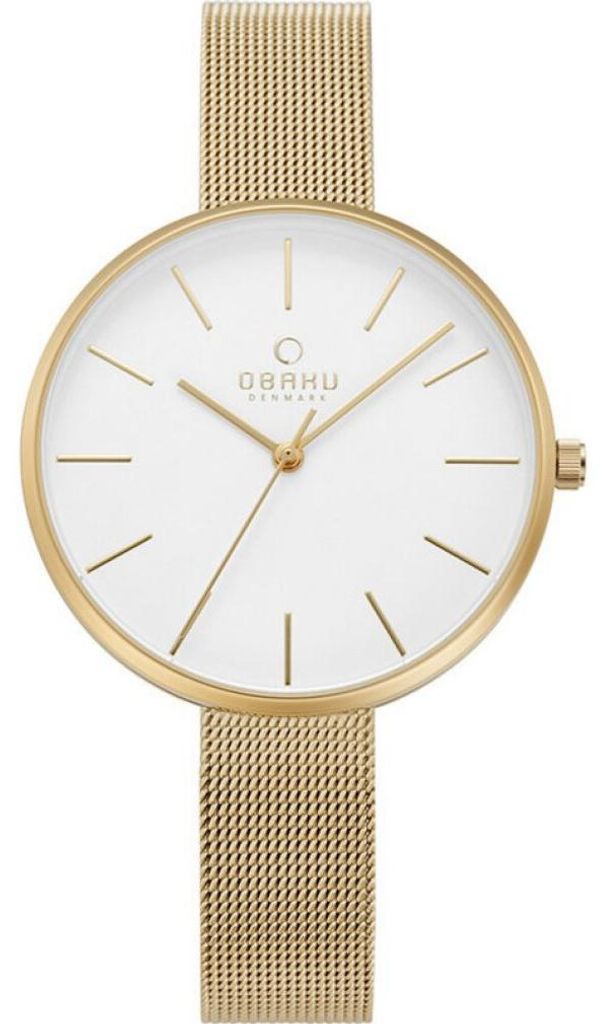 Orologio Obaku Denmark da donna V211LXGIMG oro Immagine del prodotto 