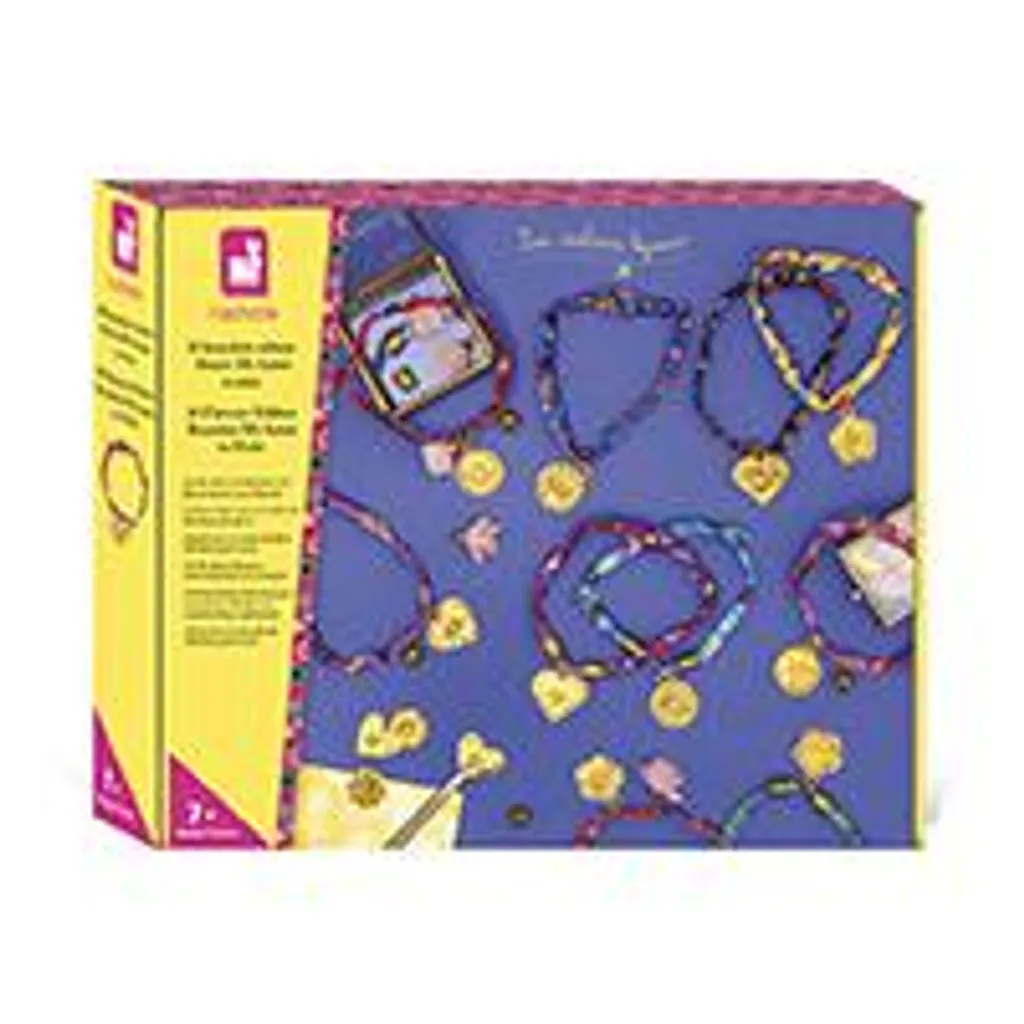 Kit 10 bracelets Mi Amor à motif floral à réaliser soi-même DIY