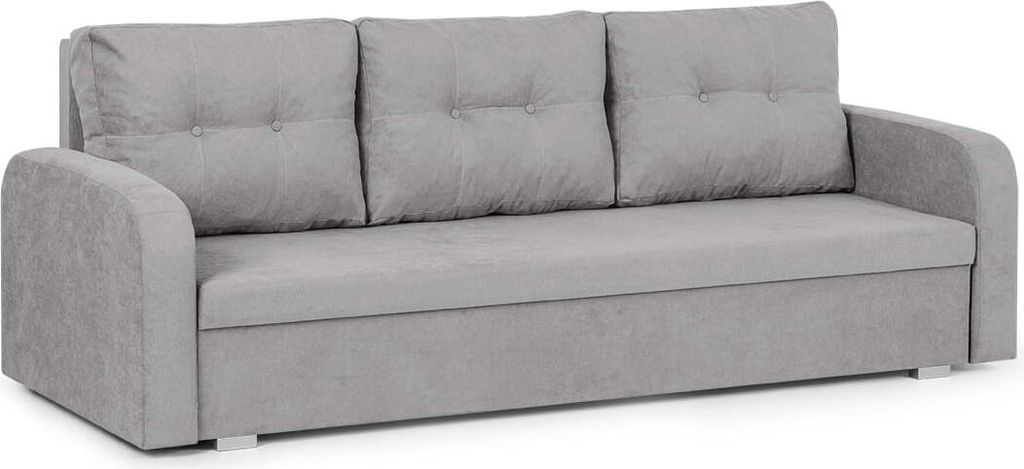 BERLIN 3-Sitzer-Sofa mit Schlaffunktion - Grau Produktbild 