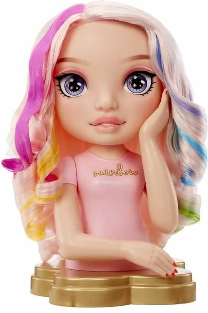 Buste Rainbow High pour Enfant - Fini les Nœuds, Apprenez la Coiffure !