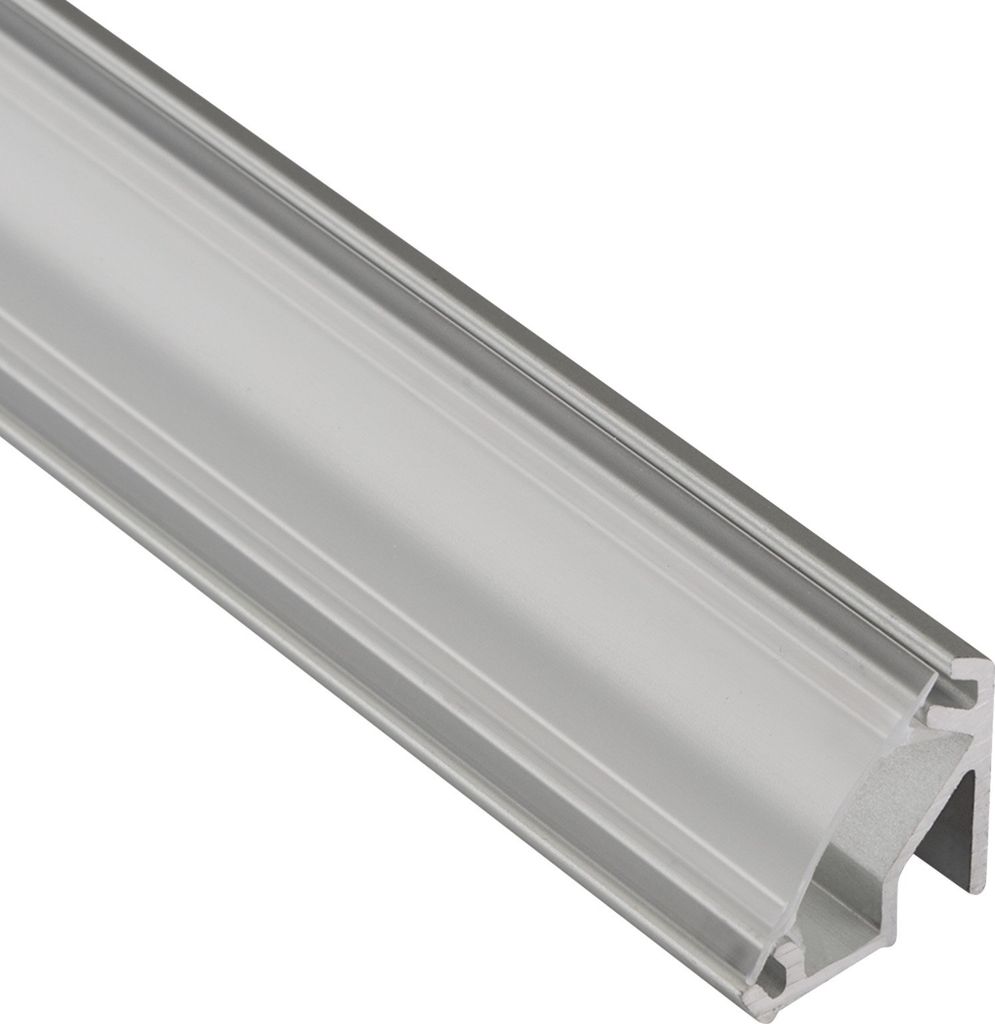 5 Stück LED Profil-99 Alu mit klarer Abdeckung 2000 x 15,7 x 15,8 mm für LED Streifen Aluminium Profilleiste von SOTECH