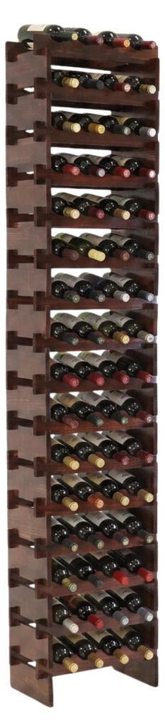 Weinregal NAVARRA aus Holz | HxBxT 219x46x28cm | 64 Produktbild 