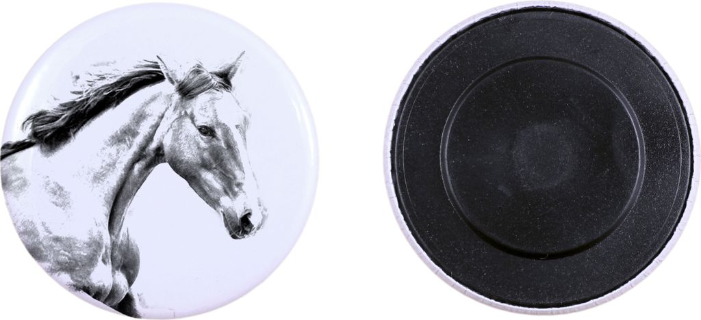 Irischer Sport - Magnet mit Pferd, ein einzigartiges Abdruck des Pferdes der Marke Art-Dog