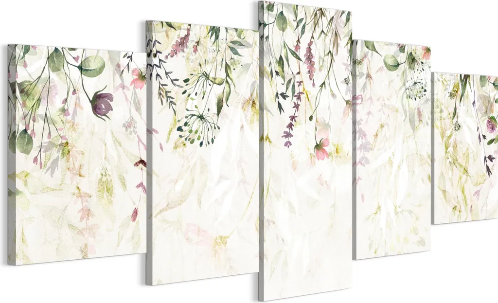 LUMASOUL Quadro Tela 150x75 cm - Decorazione Floreale Alta Qualità