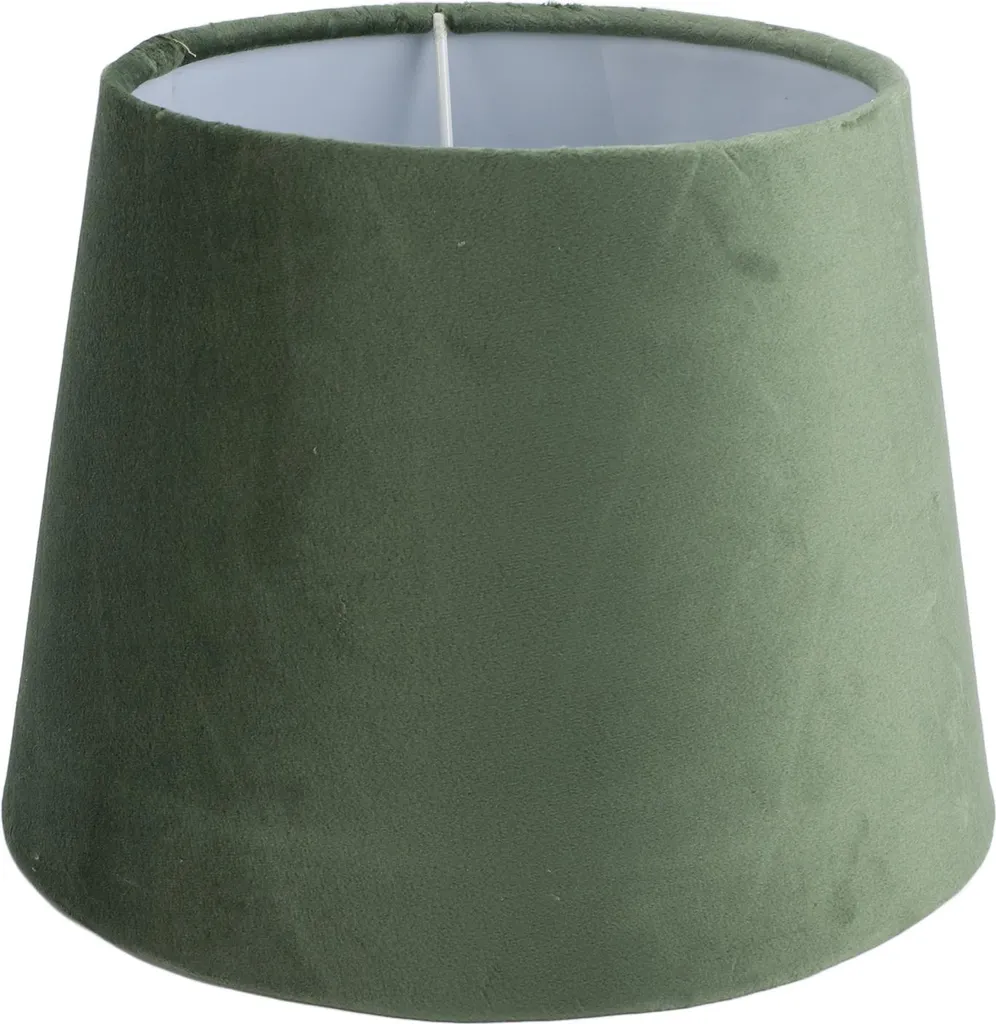 Abat-jour pour lampe de table vert armée compatible douilles E27 E14