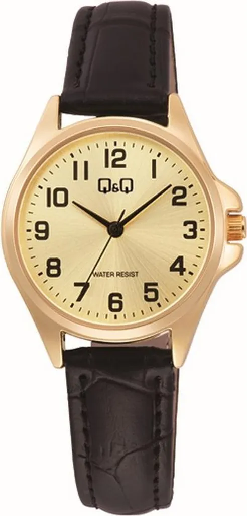 Montre-bracelet élégante Q&Q C37A-011PY idéale pour le bureau et sorties