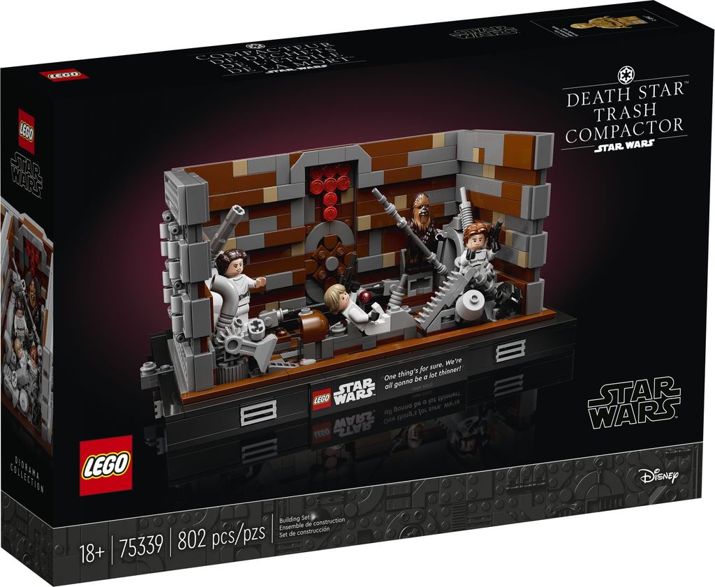 LEGO 75339 Star Wars Müllpresse im Todesstern – Diorama Produktbild 