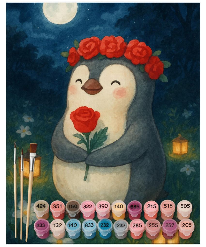 Mr. & Mrs. Panda Malen nach Zahlen Jungfrau Astrologie Design 40 x 50 cm Mit Rahmen - Weiß - Geschenk, Bild, DIY, Sternzeichen, Geburtstagsgeschen...
