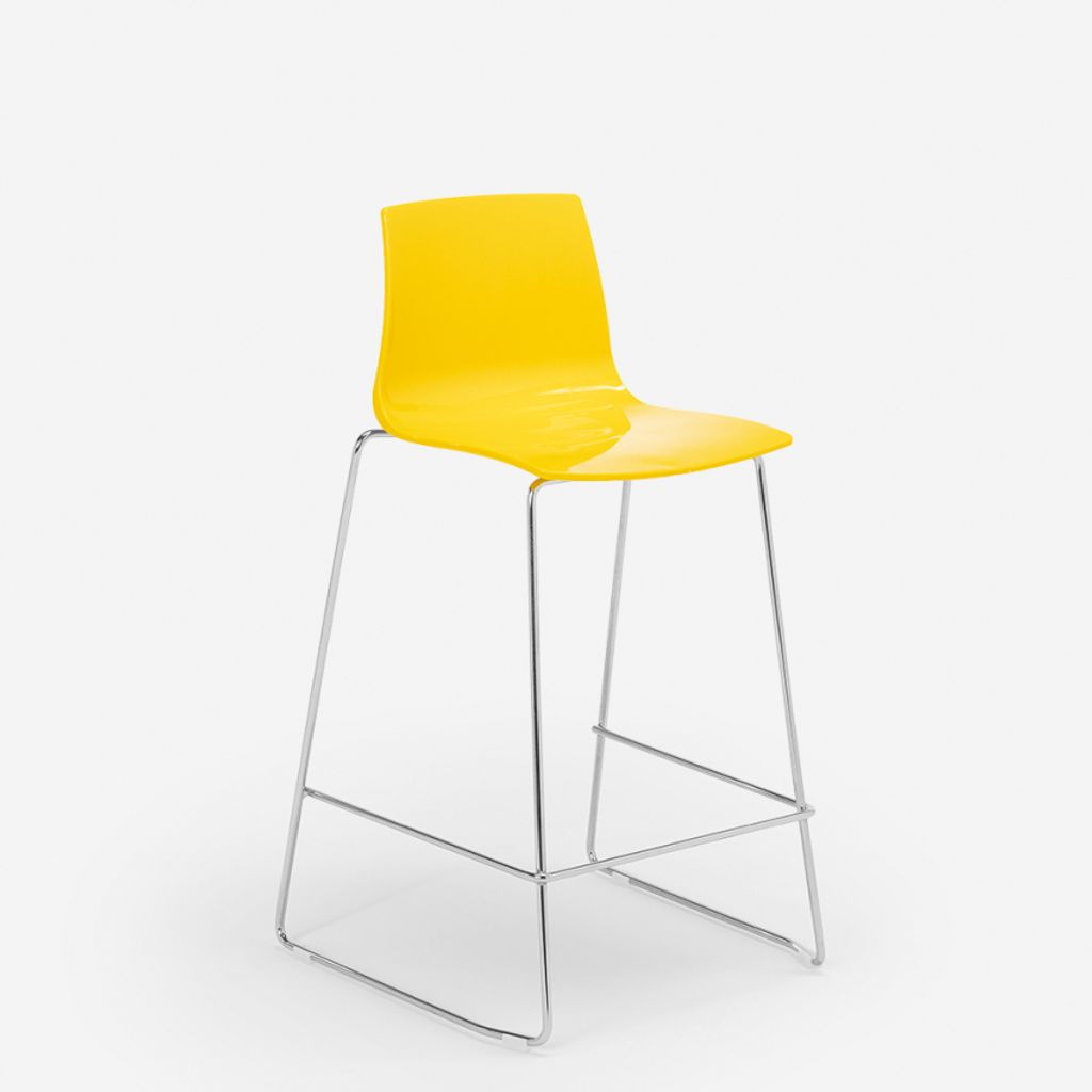 Grand Soleil Design Hocker Bar Küche 64 cm Design Mini Imola - Gelb
