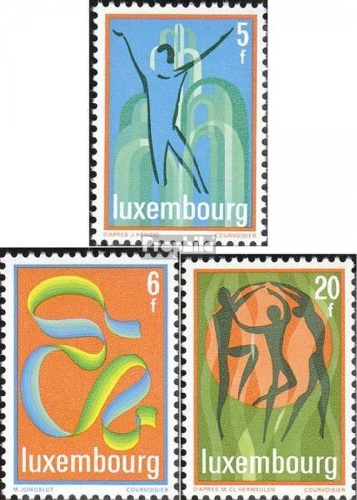 Briefmarken Luxemburg 1978 Mi 964-966 (kompl.Ausg.) postfrisch JUPHILUX 78