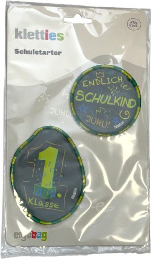 Ergobag Klettie-Set 2-tlg. Schulstarter Grün Produktbild 2