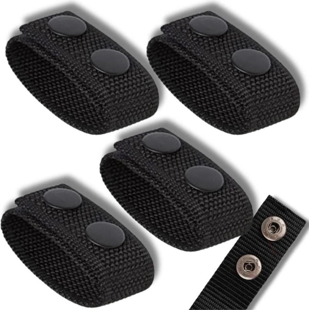Camerazar Set di 4 fibbie in nylon con doppia chiusura per Immagine del prodotto 